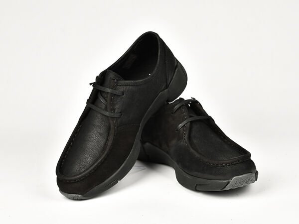 TNL 224197 Siyah Nubuk Deri Casual Erkek Ayakkabı