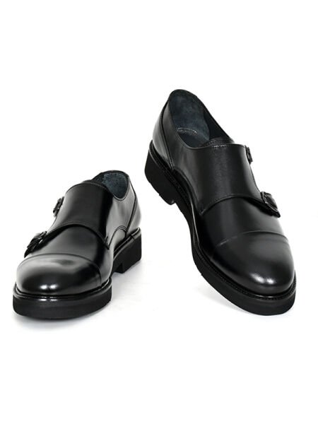 TNL 0204 Siyah Antik Deri Eva Taban Erkek Ayakkabı