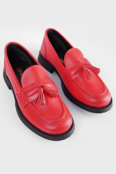 KADIN KIRMIZI LOAFER