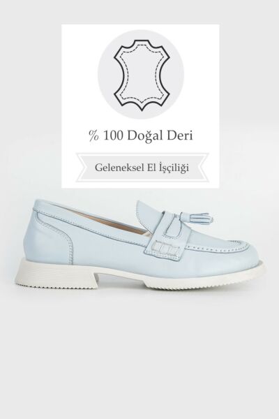 KADIN MAVİ LOAFER