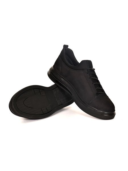 TNL 2045 Siyah Nubuk Deri Erkek Ayakkabı