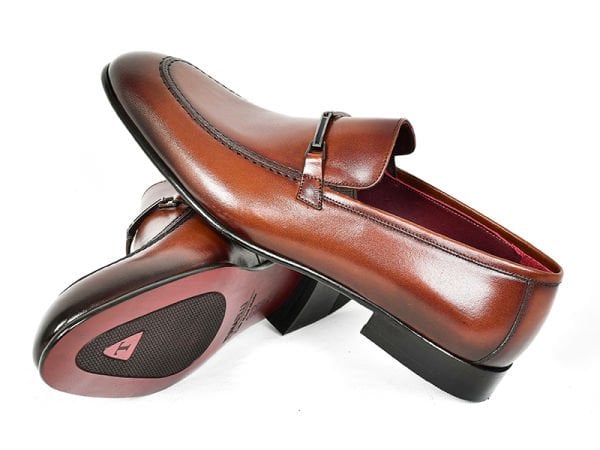 TNL 1301 Kahverengi Spiro Deri Toka Detaylı Erkek Ayakkabı