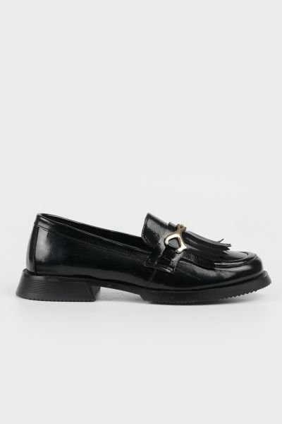 KADIN SİYAH LOAFER