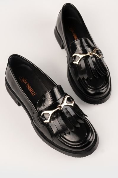 KADIN SİYAH LOAFER