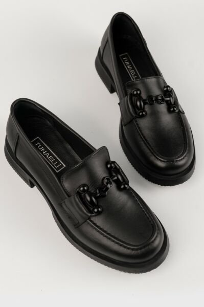 KADIN SİYAH LOAFER