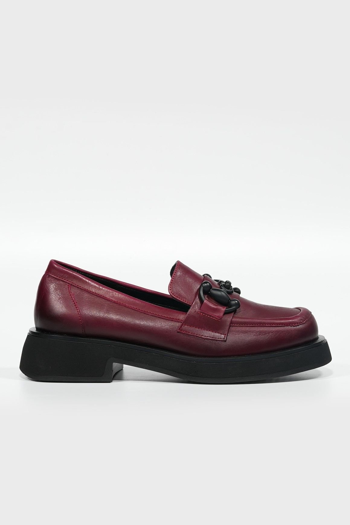 KADIN BORDO LOAFER