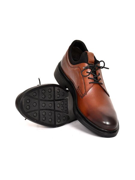 TNL 2745 Kahverengi Antik Deri Kauçuk Taban Erkek Ayakkabı