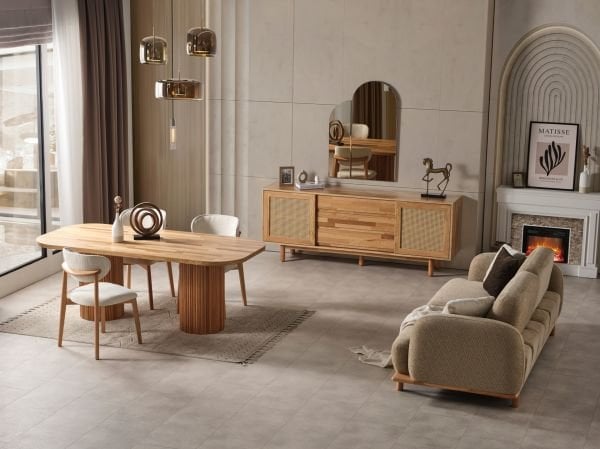 Bohemje Yemek Odası ( ovel )