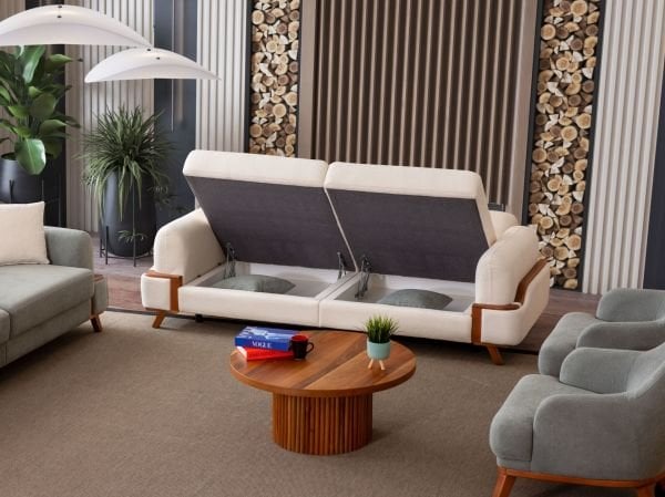 Resital Koltuk Takımı ( mavi 3+3+1 )