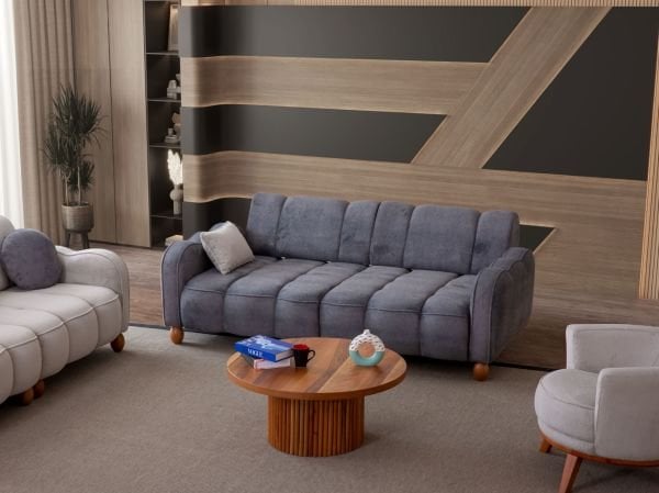 Turkuaz Koltuk Takımı (3+3+1)