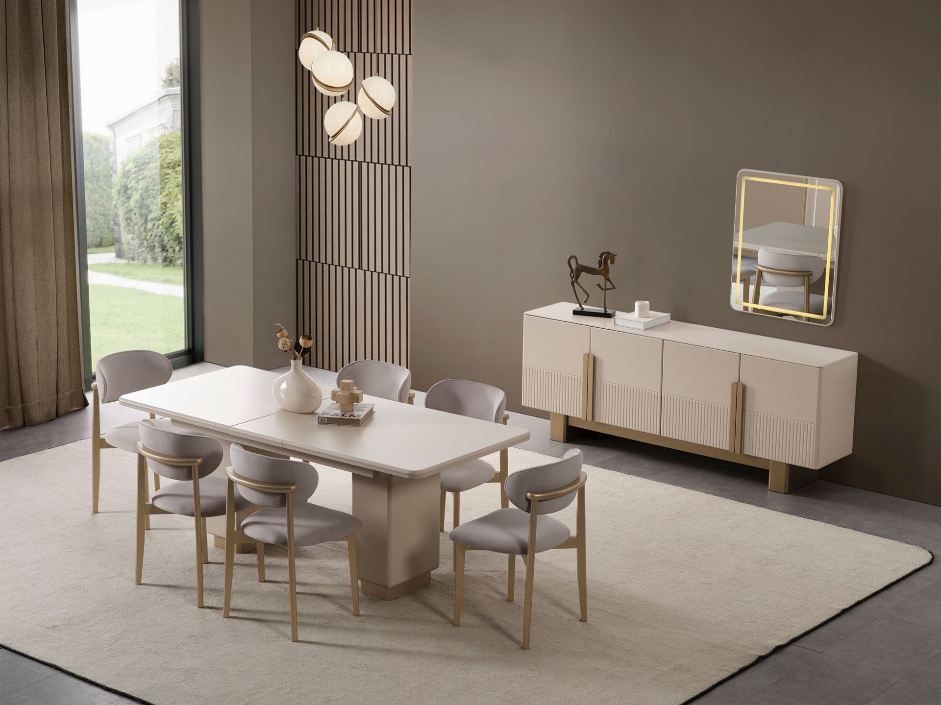 Asose Yemek Odası ( masa + 6 sandalye )