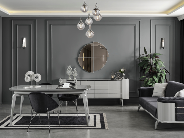 Karya Gümüş Yemek Odası(Masa)