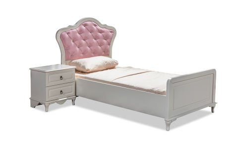 Sude Genç Odası Takımı (4 Kapılı Dolap, Komodin, Başlıklı Karyola)