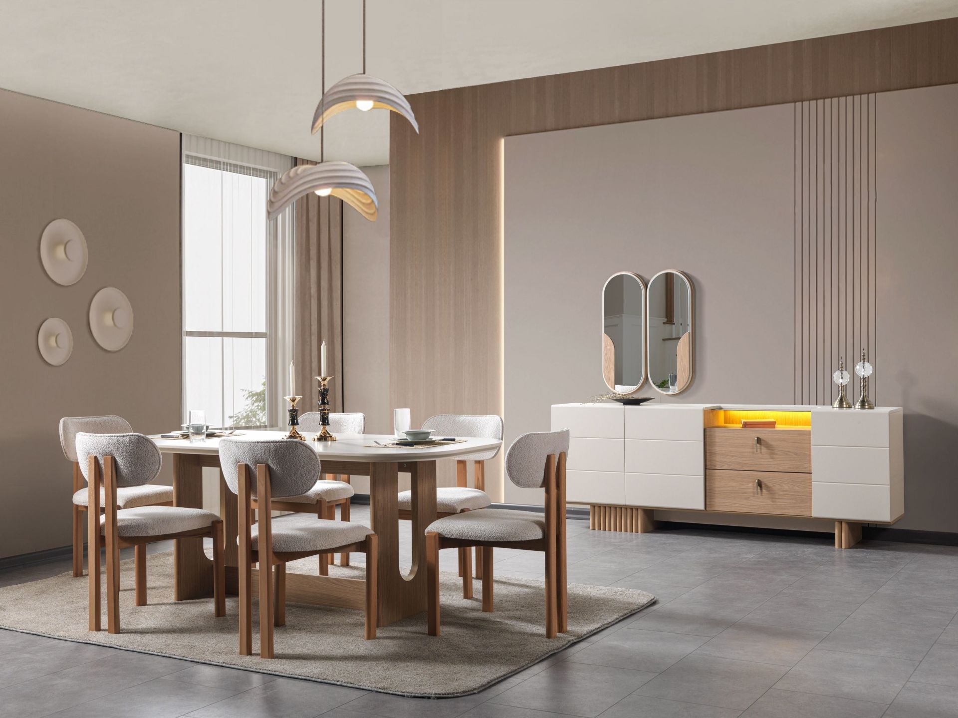 Golf Yemek Odası ( masa + 6 sandalye )