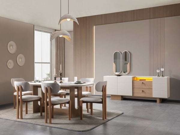 Golf Yemek Odası ( masa + 6 sandalye )