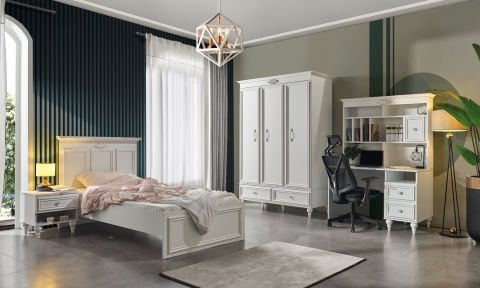 İskenderiye 100*200 cm Tek Kişilik Başlıklı Baza