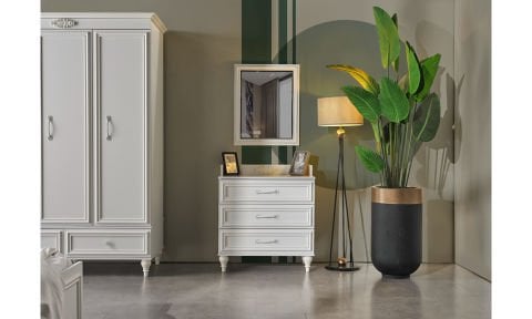 İskenderiye Genç Odası Aynalı Şifonyer