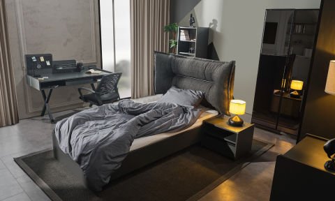 Aura Genç Odası 120*200 Başlıklı Karyola