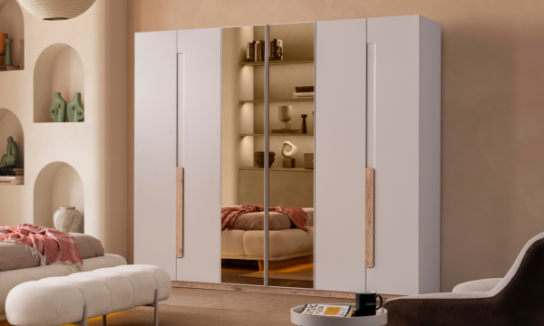 Coco Yatak Odası(6 Kapaklı Dolap)