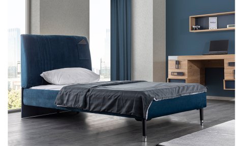 Babil Genç Odası Takımı (3 Kapılı Dolap, Komodin, 100*200 cm Başlıklı Karyola)