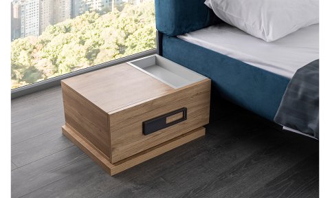 Babil Genç Odası Takımı (3 Kapılı Dolap, Komodin, 100*200 cm Başlıklı Karyola)