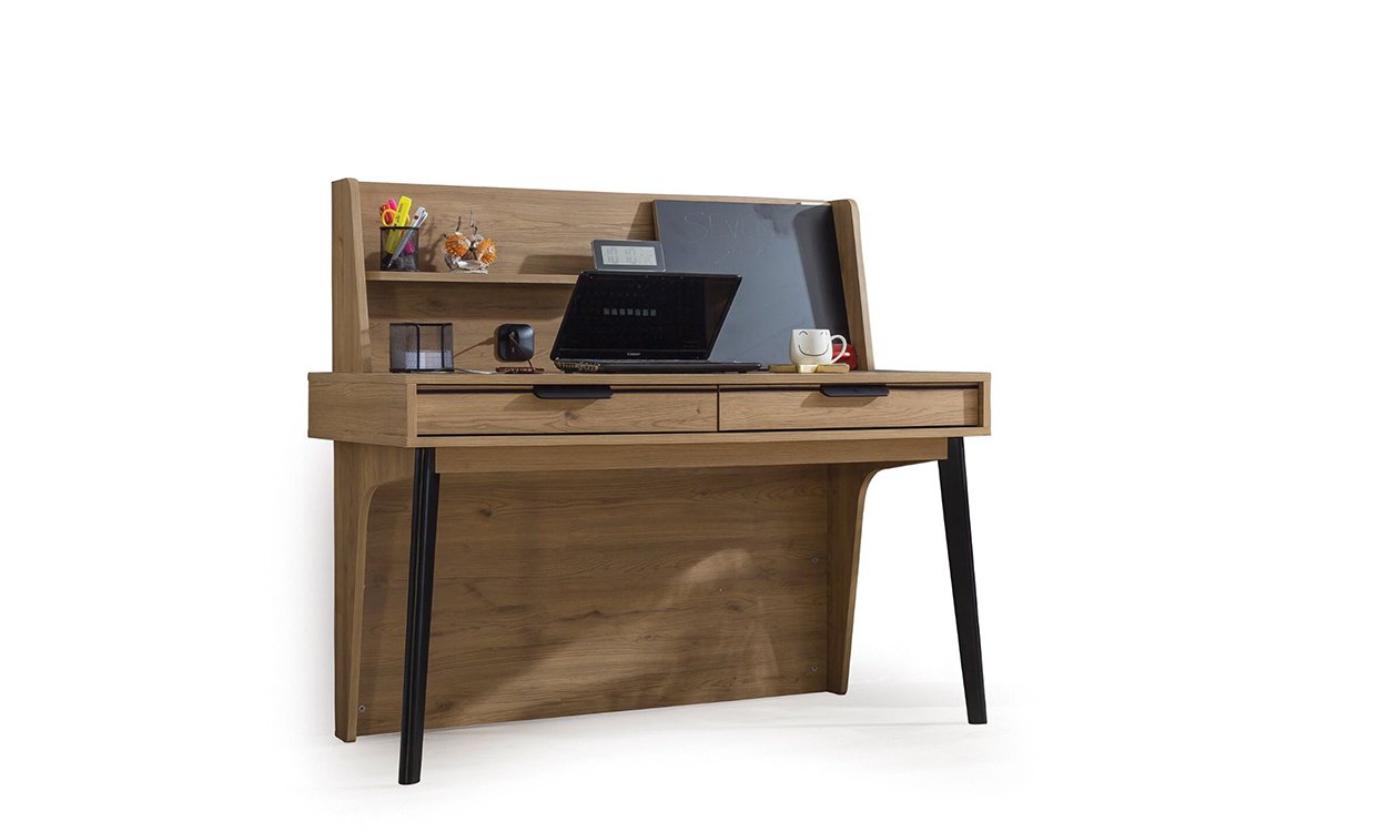 Kolezyum Ceviz Genç Odası (Çalışma Masası ve Ünitesi)