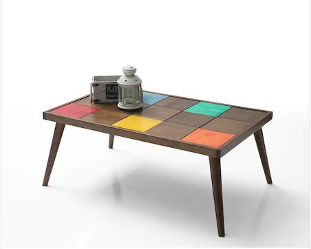 Etnik Desen Orta Sehpa