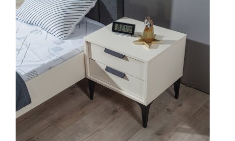 Kolezyum Ay Genç Odası Takımı (3 Kapılı Dolap, Komodin, 100*200 cm Başlıklı Karyola)