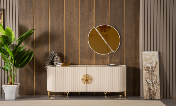 Luccix Yemek Odası Takımı(Gold)