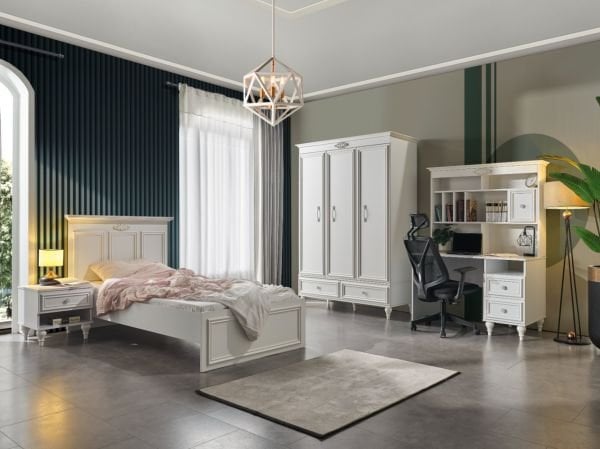 İskendiriye Genç Odası (3 Kapaklı Dolap)