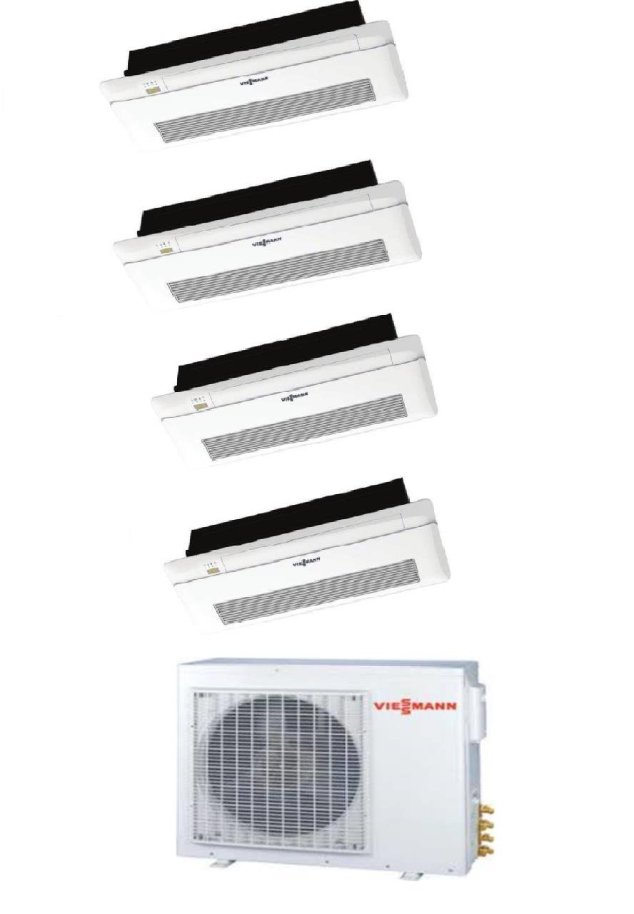 Viessmann Vitoclima Multi Tek Yön Kaset 1+5 Sistem (O5F3120M2) 9+9+12+24 Btu İç 12,0 kw Dış Ünite