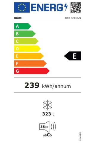 Ued 380 323 Litre D/s Sandık Tipi Derin Dondurucu