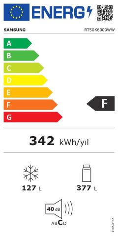Samsung RT50K6000WW Twin Cooling Plus Teknolojili Üstten Donduruculu Beyaz Buzdolabı