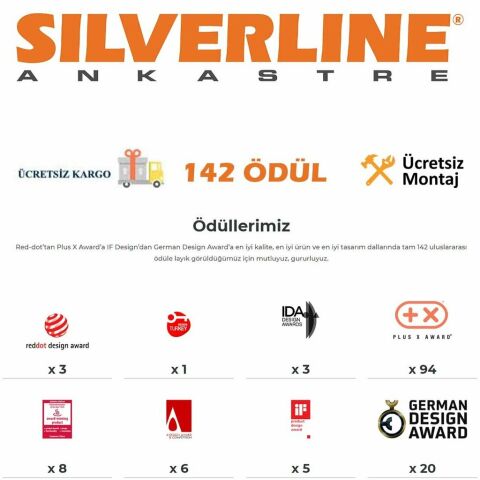 Silverline Beyaz Cam Ankastre Set 3420 - CS5335W01 - BO6504W01