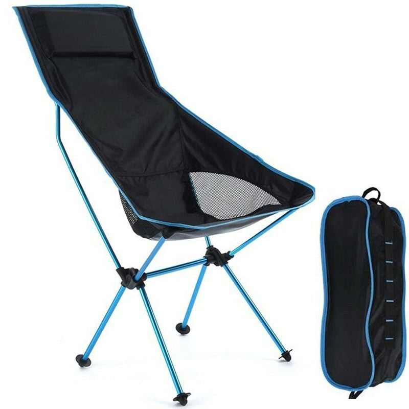 FUNKY CHAIRS Ultralight High 1180 gr Katlanır Kamp Sandalyesi Mavi