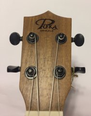 Puka Masif Koa Sedefli Concert Ukulele PK-10 + Kılıf Hediyeli