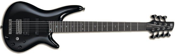 Ibanez SR7VIISC-BK 6 Telli Bas Gitar