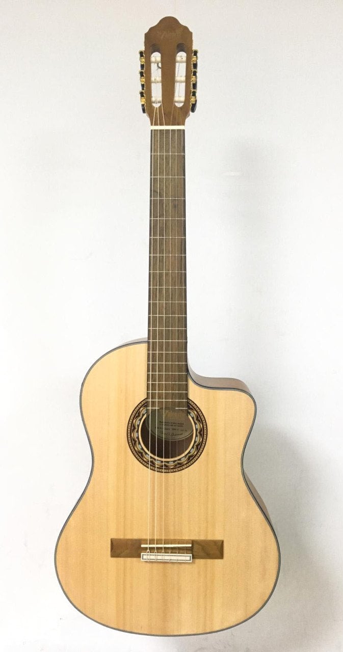 Valencia Vc304Ce Naturel Mat 4/4 Cutaway Elektro Klasik Gitar