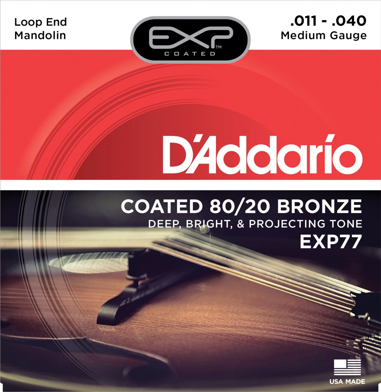 DADDARIO EXP77 MANDOLIN TEL SETİ, 11-40