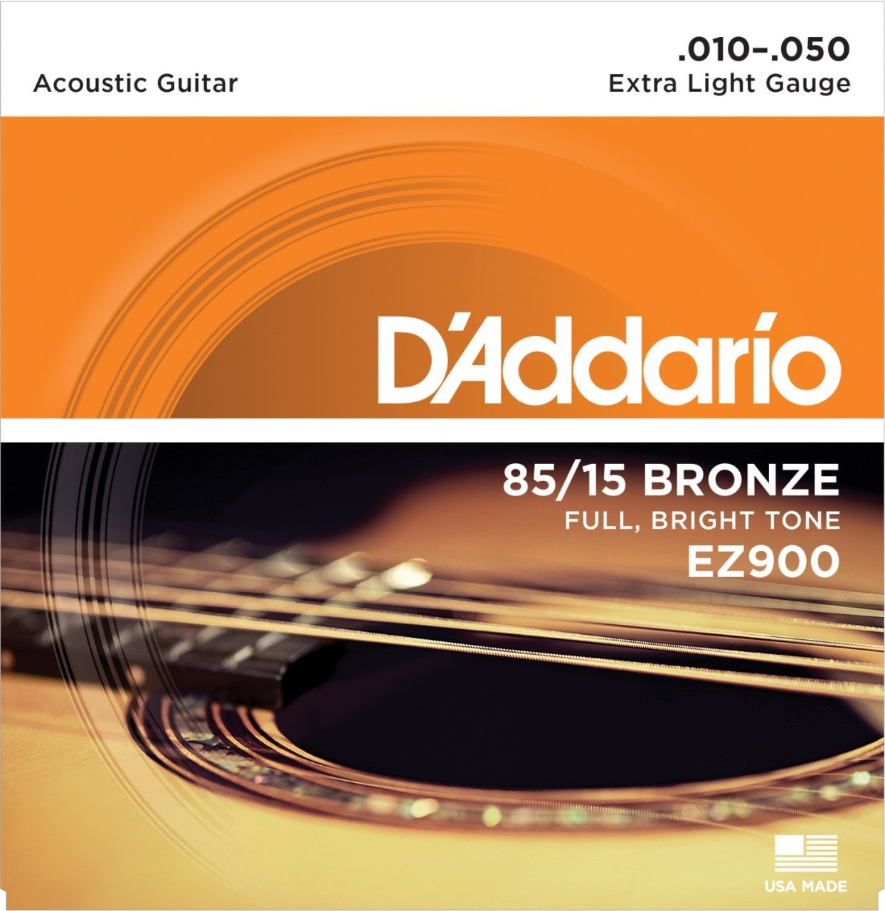 Daddario EZ900 Akustik Gitar Tel Seti 010-050