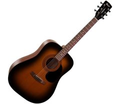 Cort Ad810SSB Sunburst Akustik Gitar+Kılıf+Askı+Pena Hediyeli