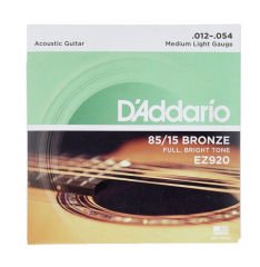 Daddario EZ920 Akustik Gitar Tel Seti 012-054