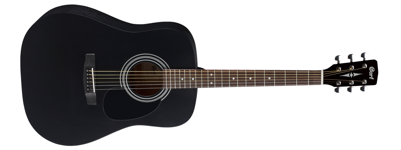 Cort Ad810 Siyah Akustik Gitar+Kılıf+Askı+Pena Hediyeli