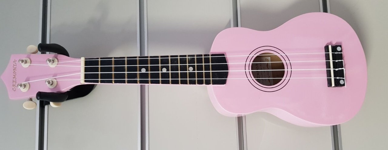 CREMONIA AU01L-21PK UKULELE 21'' PEMBE, SOPRANO