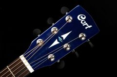 CORT SFX-ETBB ELEKTRO AKUSTİK GİTAR, TRANS PARLAK MAVİ, LADİN KAPAK, ARKA&YANLAR MAUN, Cort CE304T w/ Ceramic Pickup