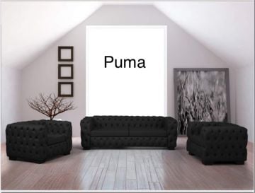 Puma Büro Ofis Koltuk Kanepe Üçlü Oturma Grubu 3-1-1