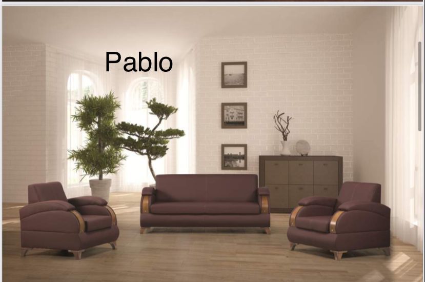 Pablo Büro Ofis Koltuk Kanepe Üçlü Oturma Grubu 3-1-1