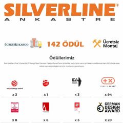 SilverLine 3420 Classy Gri 60cm Davlumbaz