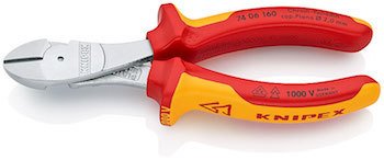 Knipex 74 06 160 Ağır Hizmet Yan Keski