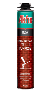 Akfix 805P Profesyonel PU Köpük 750 ml / 850 gr